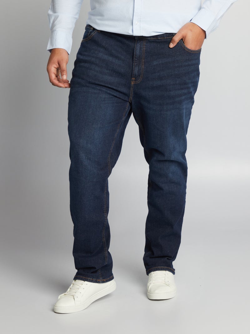 Vaquero recto con 5 bolsillos - L30 AZUL - Kiabi