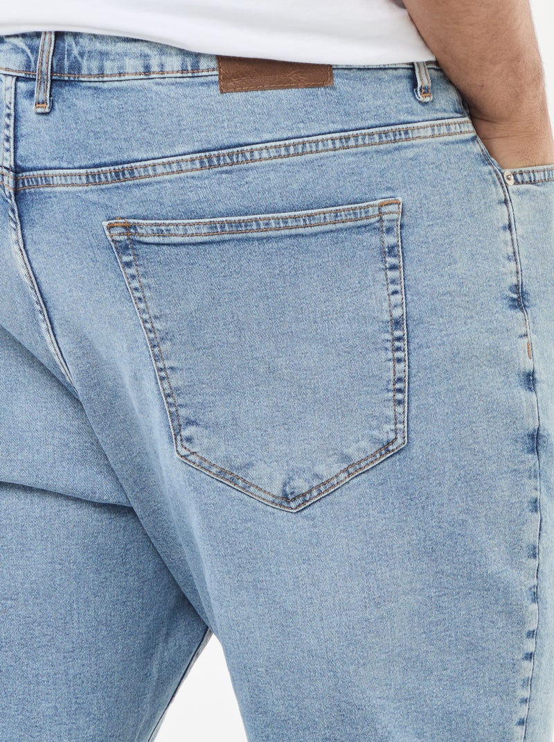 Vaquero recto con 5 bolsillos - L30 AZUL - Kiabi