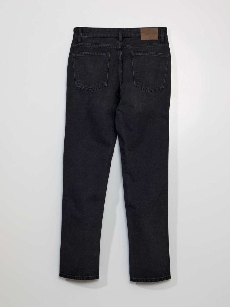 Vaquero recto con 5 bolsillos - L30 GRIS - Kiabi
