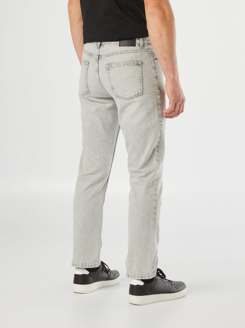 Vaquero recto con 5 bolsillos - L30 - Kiabi