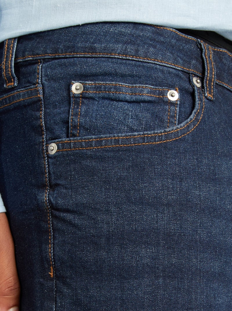 Vaquero recto con 5 bolsillos - L32 AZUL - Kiabi