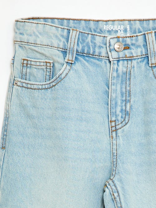 Vaquero recto con 5 bolsillos - Kiabi