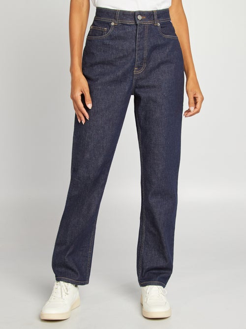 Vaquero recto de talle alto - Fabricado en Francia - Kiabi