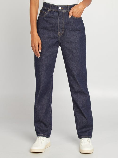 Vaquero recto de talle alto - Fabricado en Francia - Kiabi