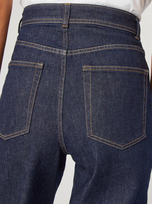 Vaquero recto de talle alto - Fabricado en Francia - Kiabi