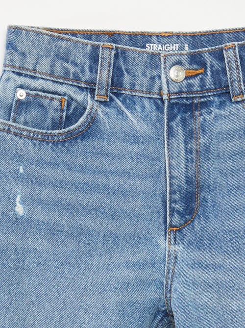 Vaquero recto de talle alto - Kiabi