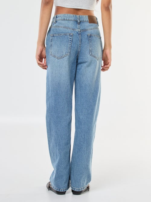 Vaquero recto de talle alto - Kiabi