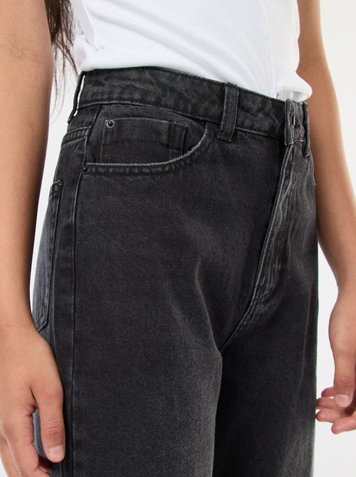 Vaquero recto de talle alto - Kiabi