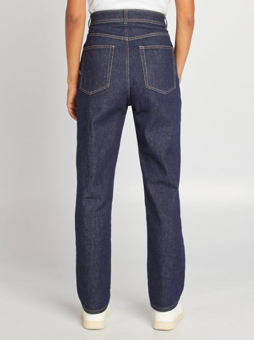 Vaquero recto de tiro alto - Fabricado en Francia - Kiabi