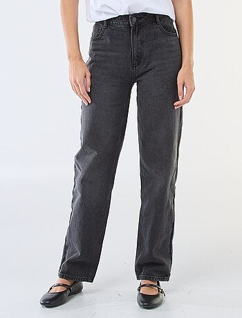 Jean recto denim en algodón