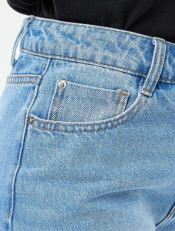 Vaquero recto regular fit de algodón - L28