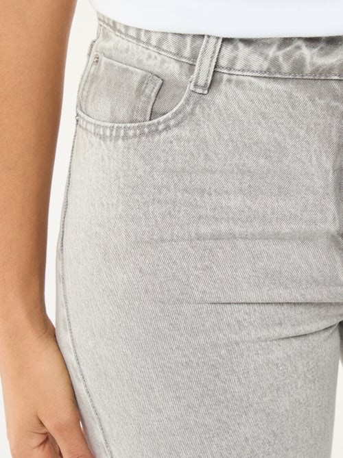 Vaquero recto regular fit de algodón - L28 - Kiabi