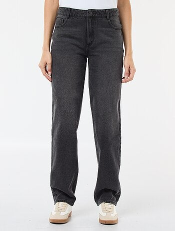 Vaquero recto regular fit de algodón - L28