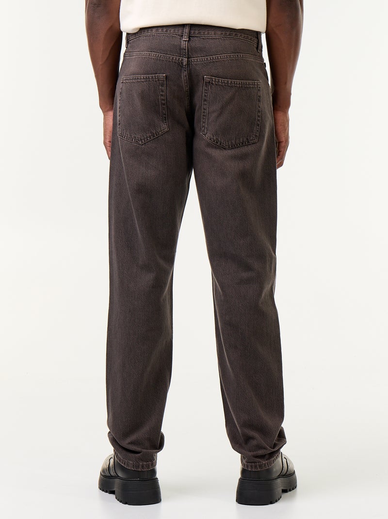 Vaquero regular 5 bolsillos Marron - Kiabi