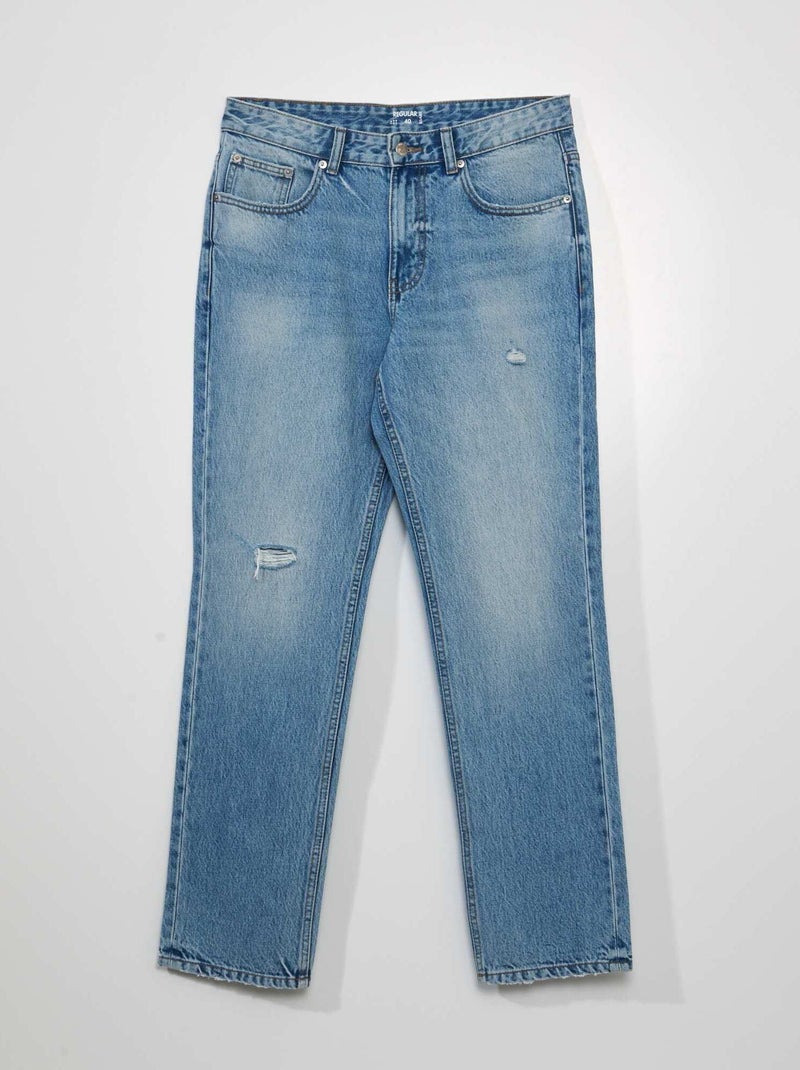 Vaquero regular AZUL - Kiabi