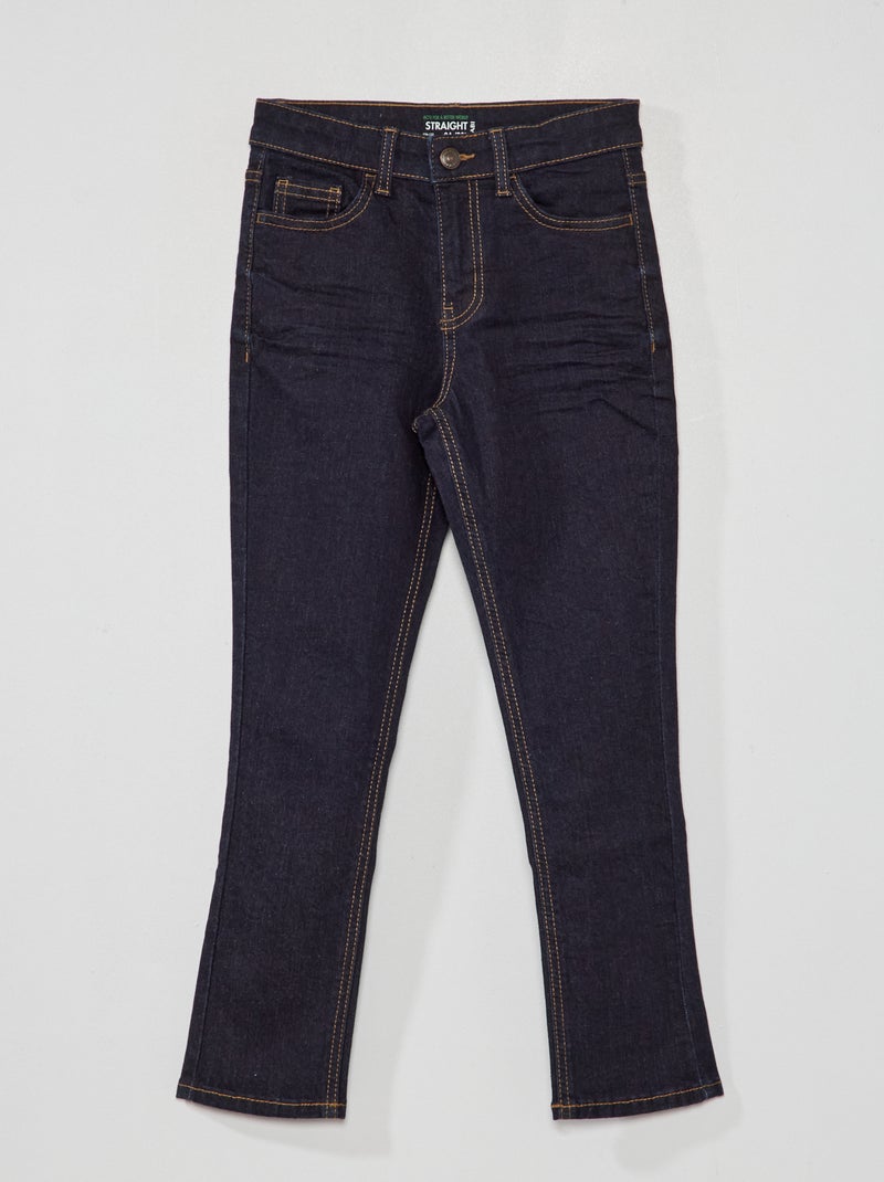 Vaquero regular con 5 bolsillos AZUL - Kiabi