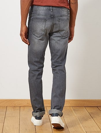 Vaquero regular con 5 bolsillos largo US 34 - Kiabi