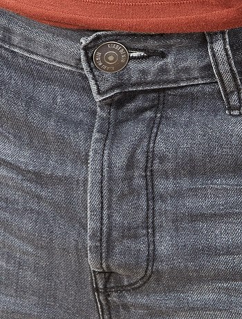 Vaquero regular con 5 bolsillos largo US 34 - Kiabi