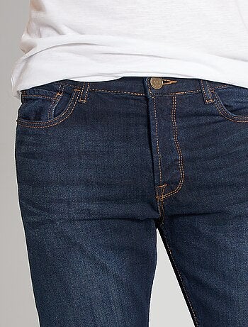 Vaquero regular con 5 bolsillos largo US 34 - Kiabi