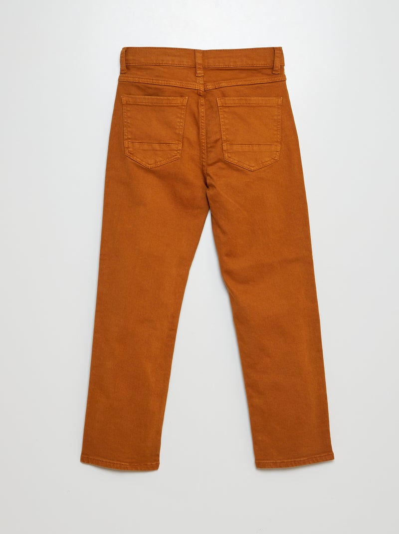 Vaquero regular corte recto AMARILLO - Kiabi