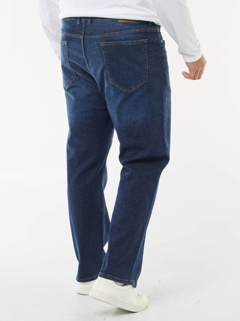 Vaquero regular / corte recto con 5 bolsillos Azul - Kiabi