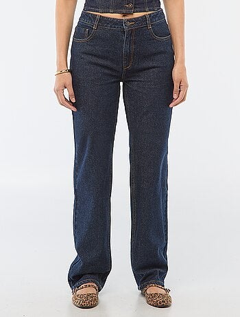 Pantalón vaquero regular de algodón - L34