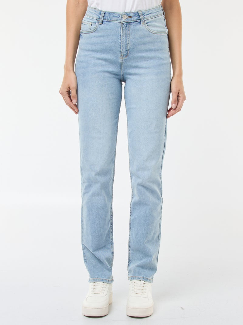 Vaquero regular de tiro alto - L34 Azul - Kiabi