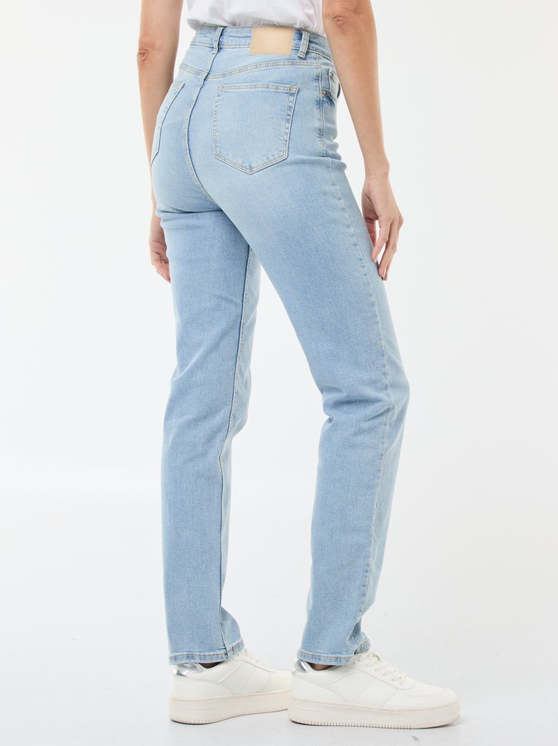 Vaquero regular de tiro alto - L34 Azul - Kiabi