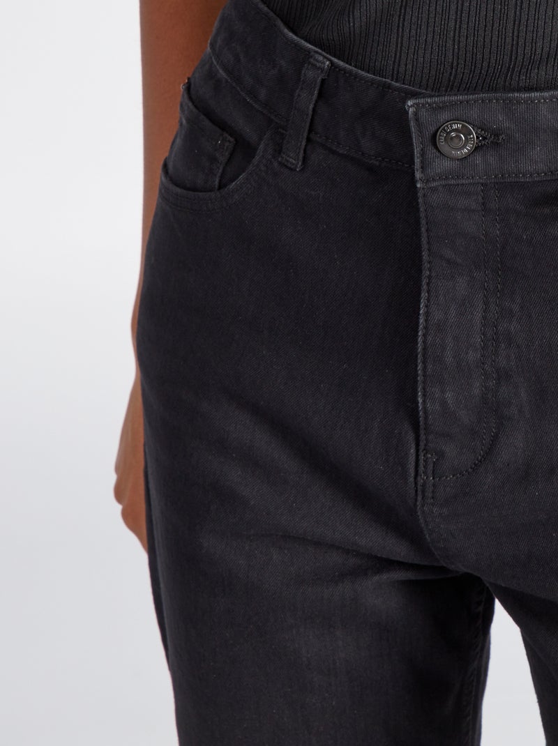 Vaquero regular de tiro alto - L34 NEGRO - Kiabi
