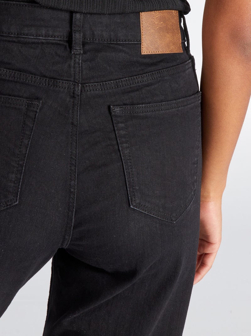 Vaquero regular de tiro alto - L34 NEGRO - Kiabi