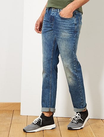 Vaquero regular descolorido - Kiabi