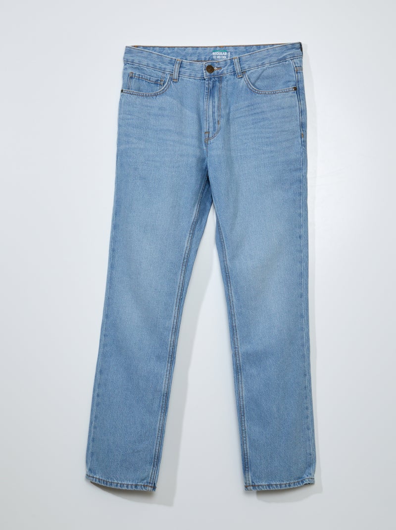 Vaquero regular L30 Azul - Kiabi