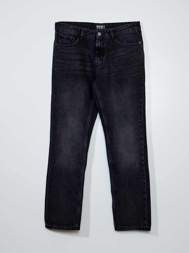 Vaquero regular L30 NEGRO - Kiabi