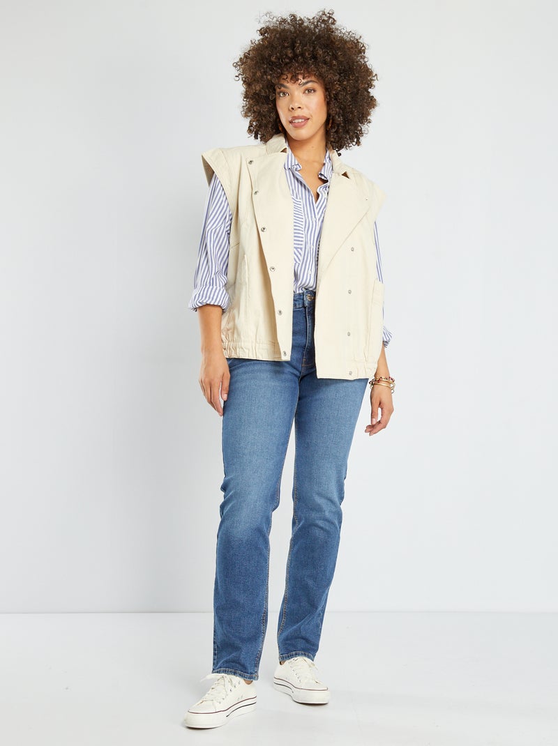 Vaquero regular L32 AZUL - Kiabi