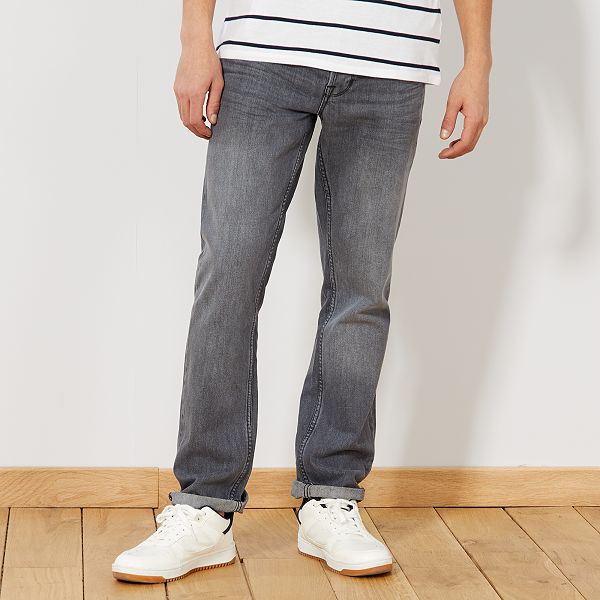 Vaquero regular L32 Hombre talla S-XXL - GRIS - Kiabi - 15,00€
