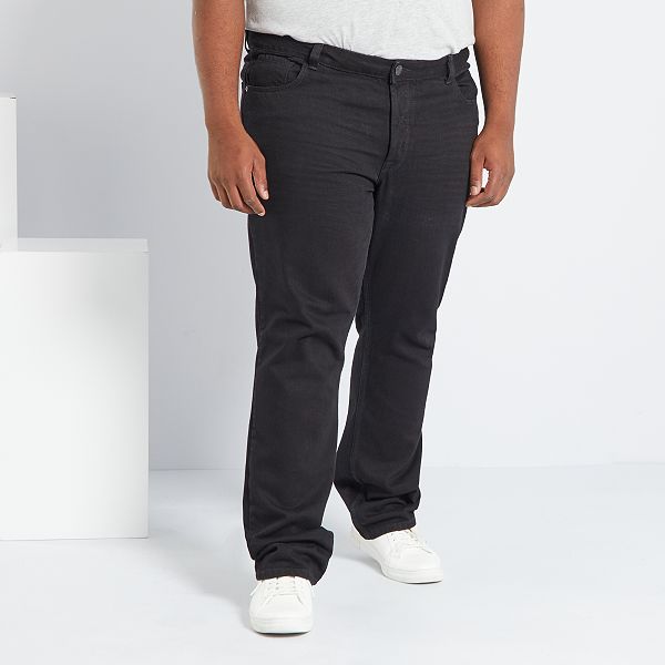 Vaquero regular L32 Tallas grandes hombre - NEGRO - Kiabi - 20,00€