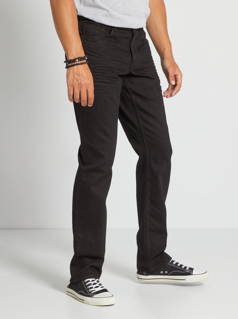 Vaquero regular L34 negro - Kiabi