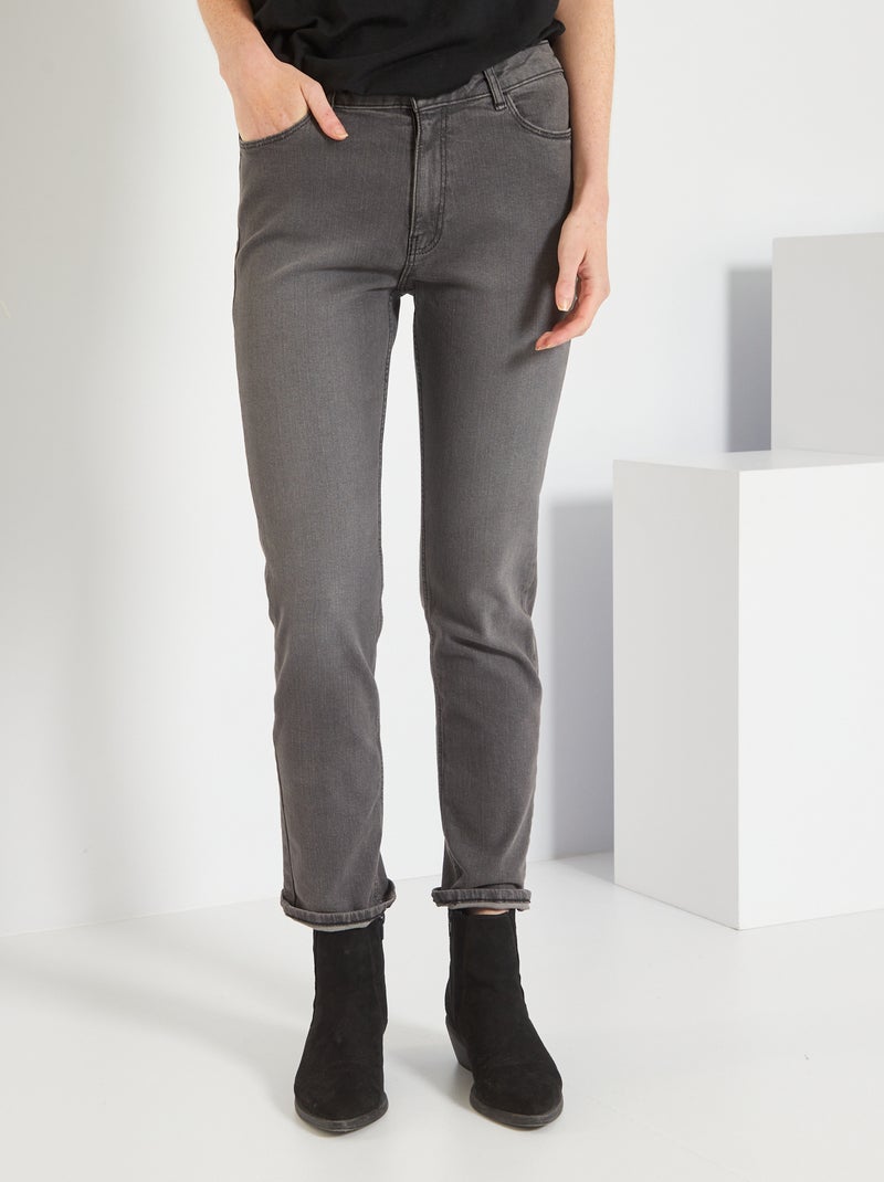 Vaquero regular largo US34 GRIS - Kiabi