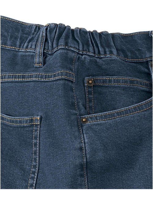 Vaquero regular stretch confort de denim con cinturilla elástica - Kiabi Vaquero regular stretch confort de denim con cinturilla elástica - Kiabi