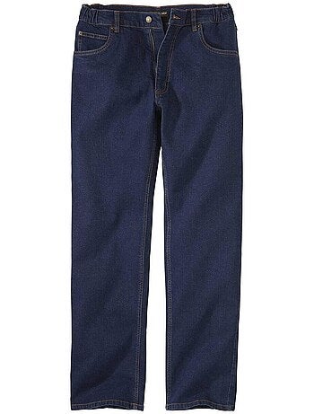 Vaquero regular stretch confort en bruto de denim con elastano