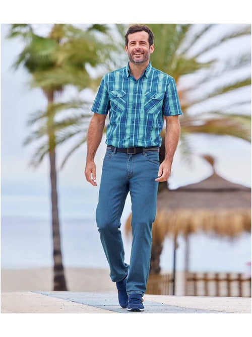 Vaquero regular stretch de denim - Kiabi Vaquero regular stretch de denim - Kiabi