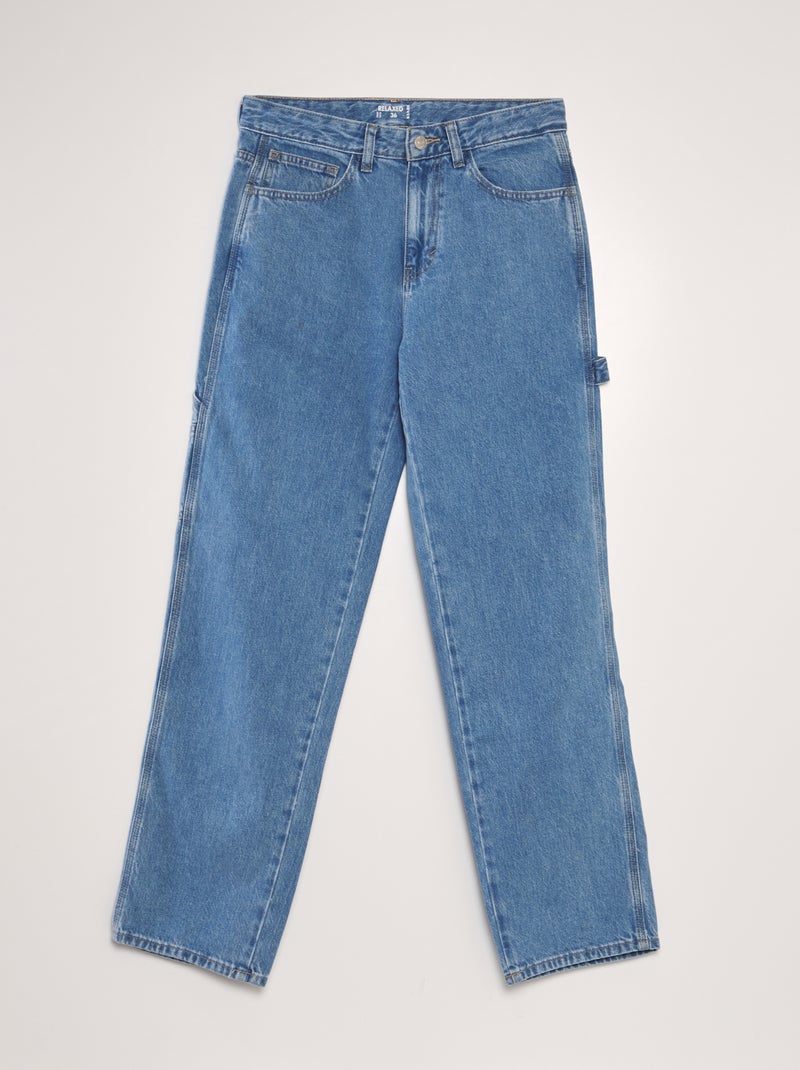 Vaquero relaxed fit carpintero AZUL - Kiabi
