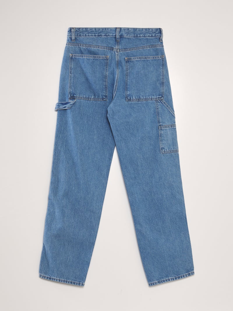 Vaquero relaxed fit carpintero AZUL - Kiabi