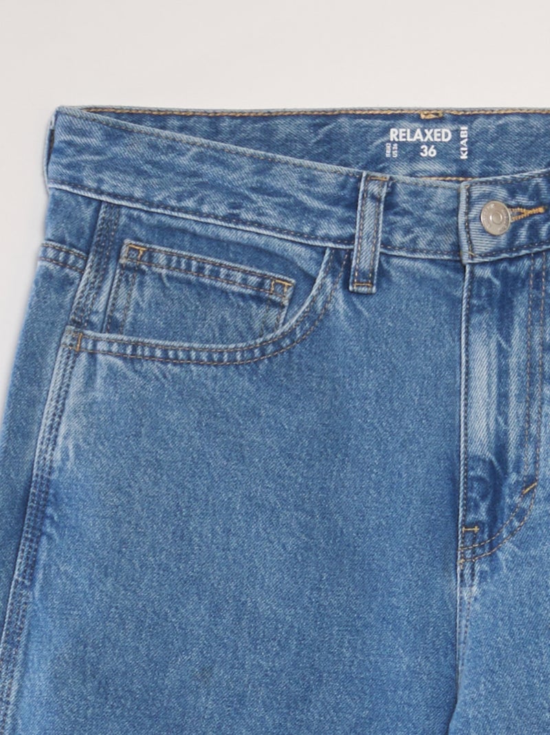 Vaquero relaxed fit carpintero AZUL - Kiabi