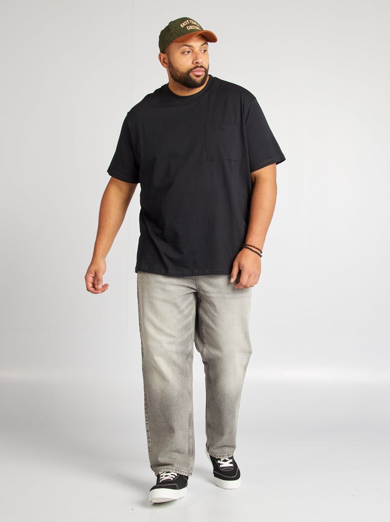 Vaquero relaxed fit GRIS - Kiabi