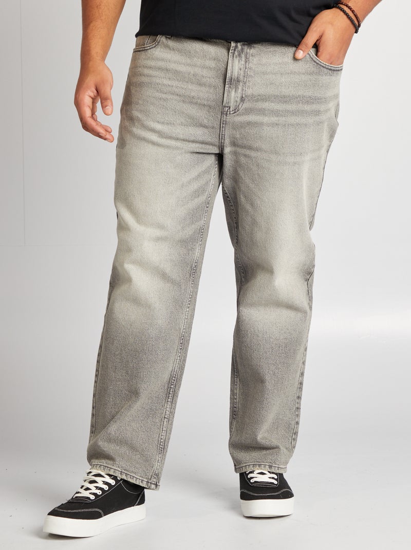 Vaquero relaxed fit GRIS - Kiabi