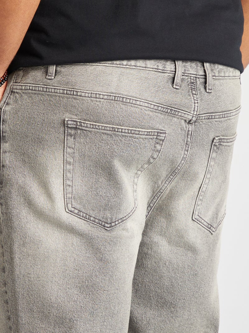 Vaquero relaxed fit GRIS - Kiabi