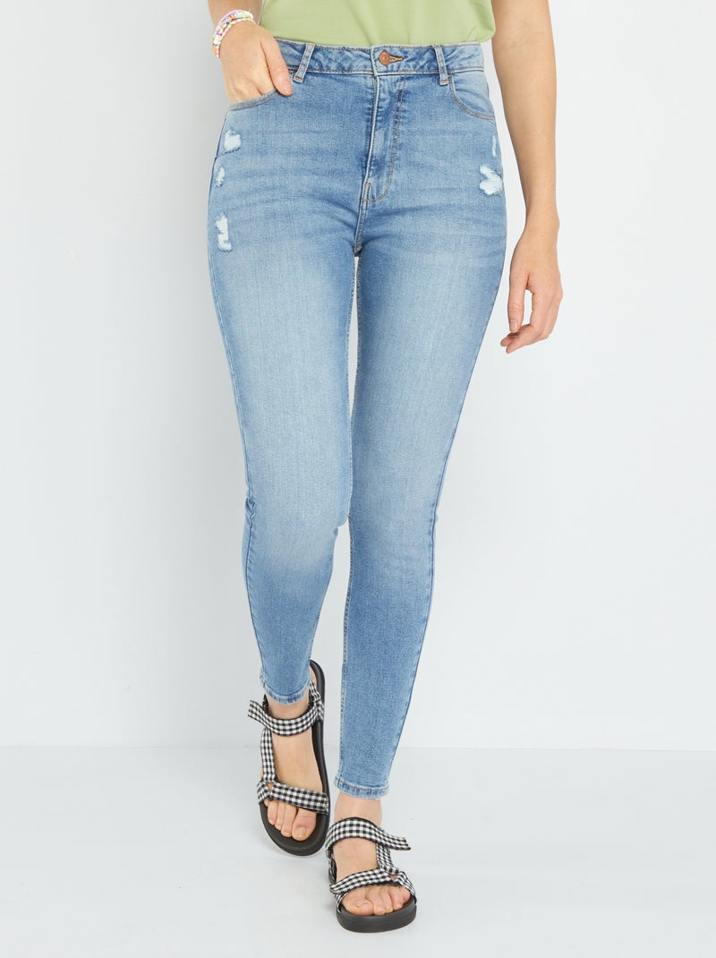 Vaquero skinny - 5 bolsillos Azul - Kiabi