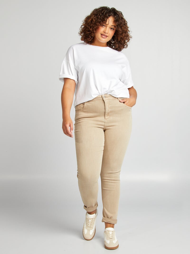 Vaquero skinny - L30 beige - Kiabi
