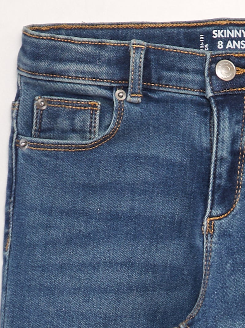 vaquero skinny 5 bolsillos AZUL - Kiabi